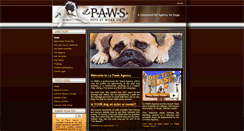 Desktop Screenshot of lepawsagency.com